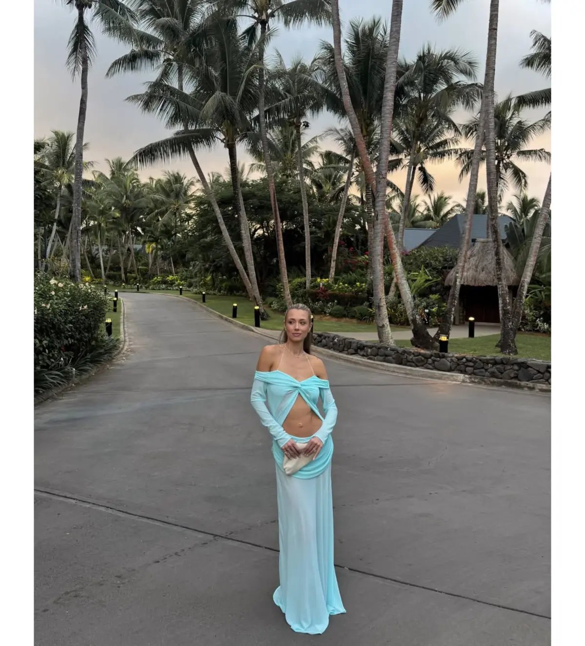 Natalie Rolt Emily Gown Blue Size 8 photo 3