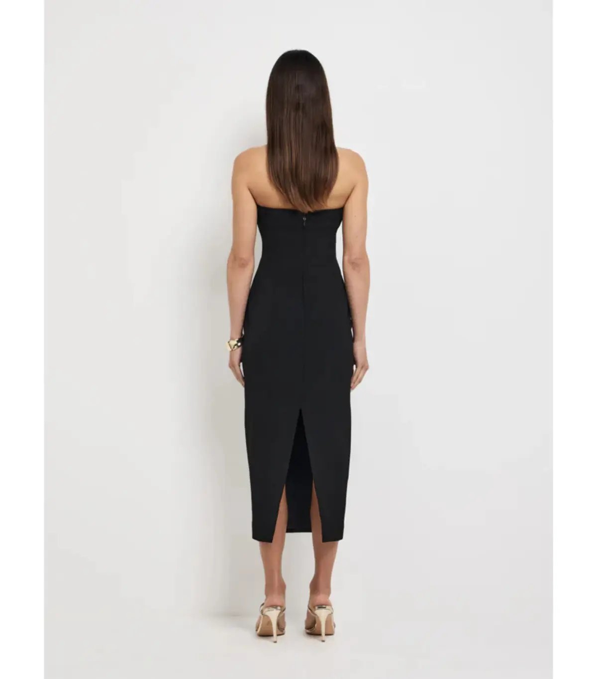 Sheike Maya Midi Dress Black Size AU 16 photo 4