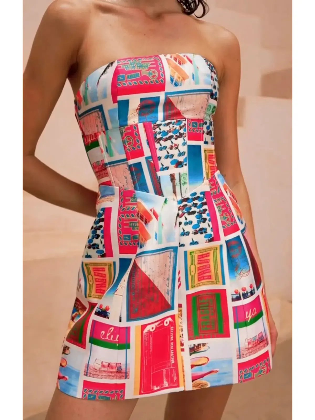 Eliya The Label Messina Dress in Print Size M / AU 10 photo 2