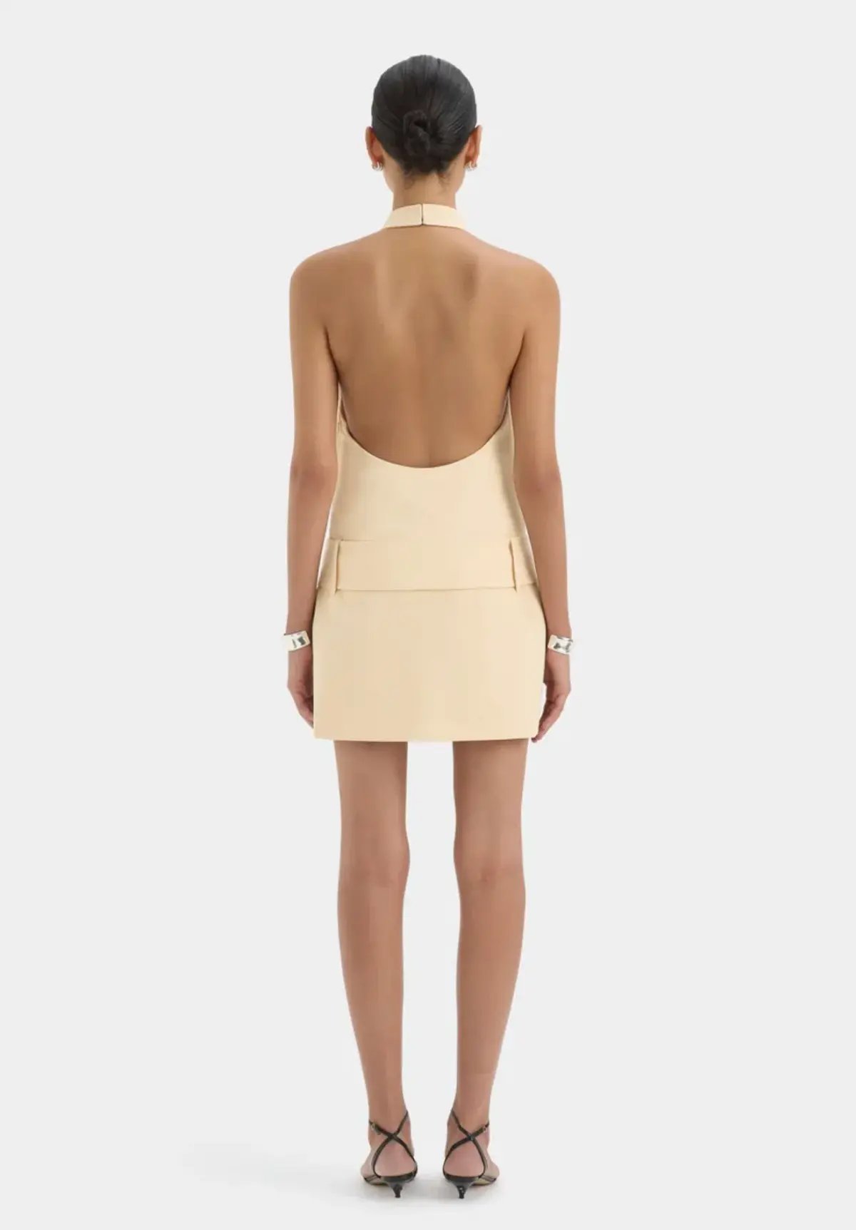 SABINA BELTED MINI DRESS BUTTER SIZE 1/8 photo 2