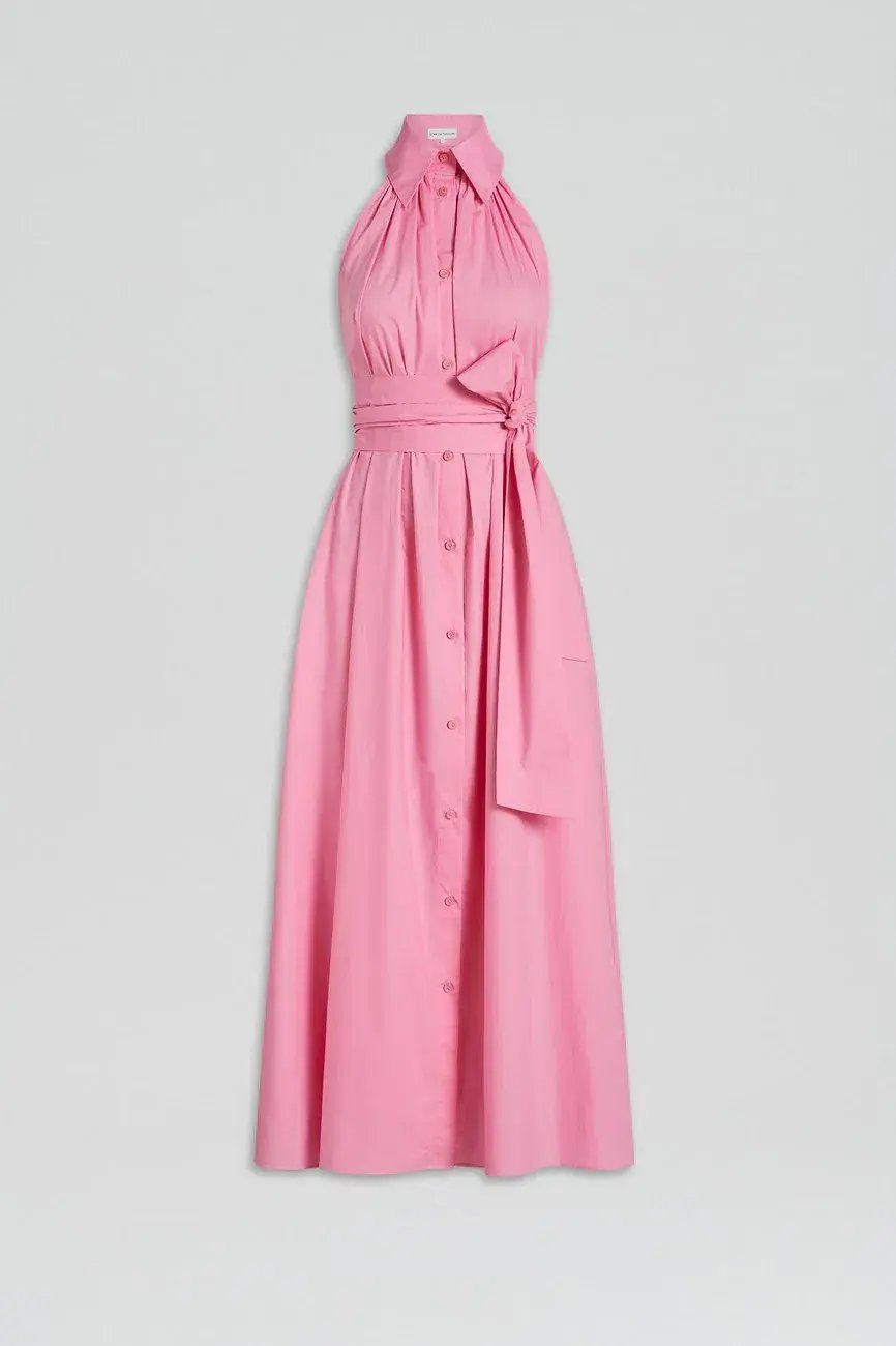 Scanlan Theodore The Parachute Sleeveless Shirt Dress Pink Size  12 photo 5
