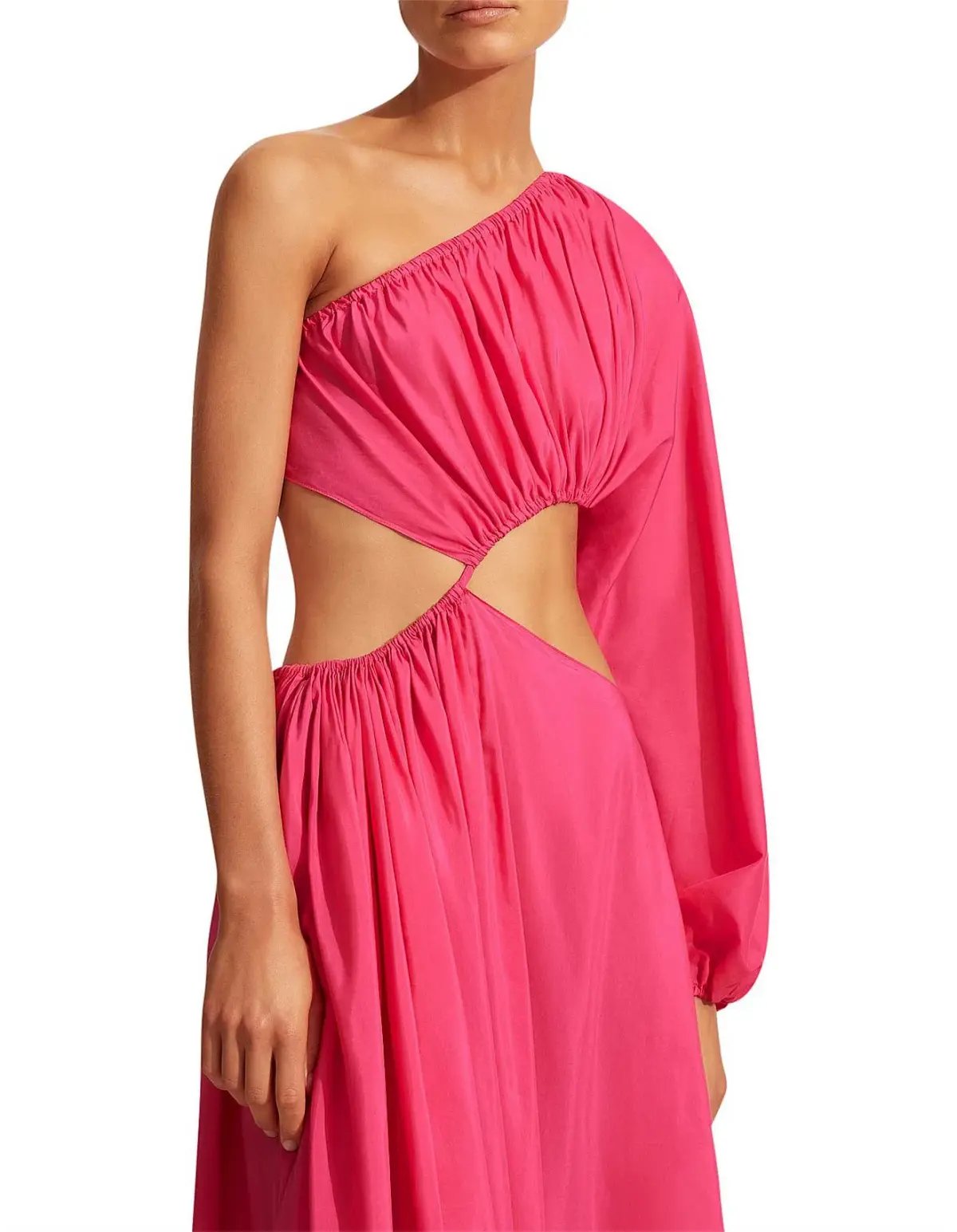 Matteau Asymmetric Wave Dress Pink Size 3 / AU 10 photo 4