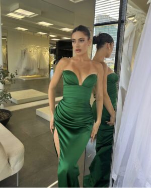 Lia Stublla Sophie Gown Emerald photo 8