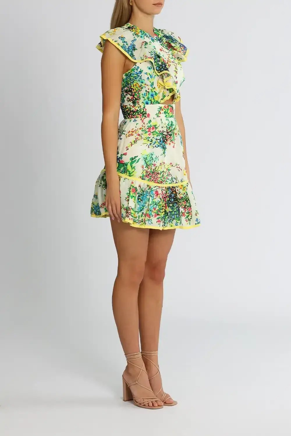 Alice McCall Living For You Mini Dress Multi Print Size 14 photo 2