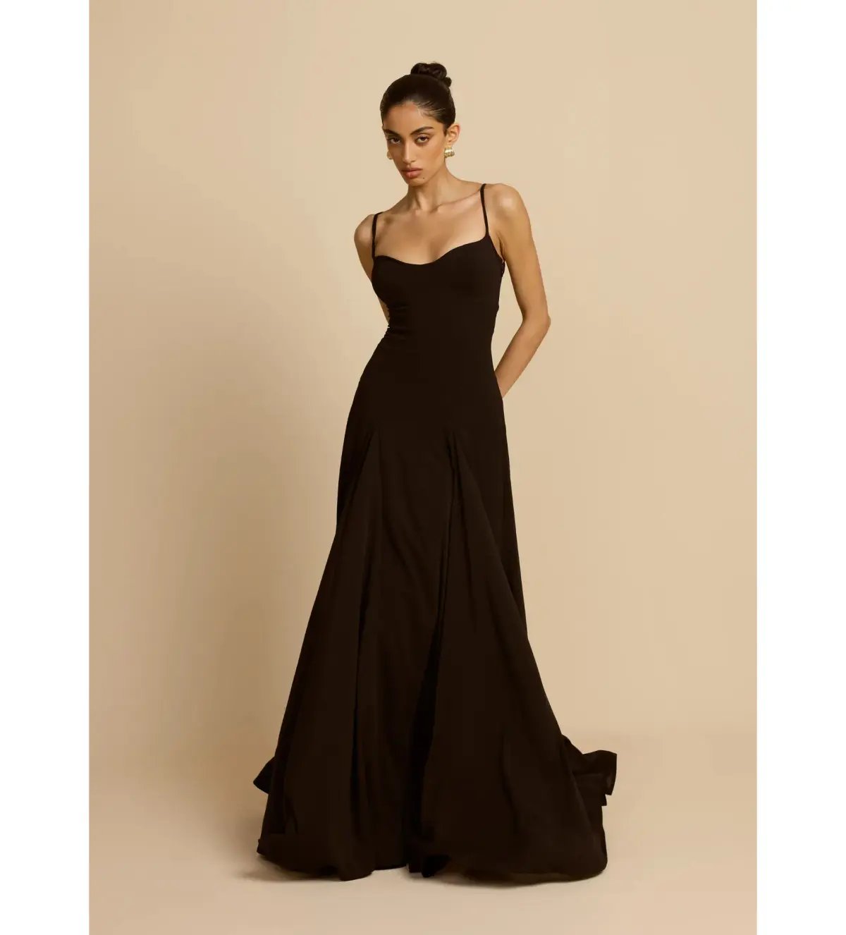 Paloma Dress in Black Size XS photo 2