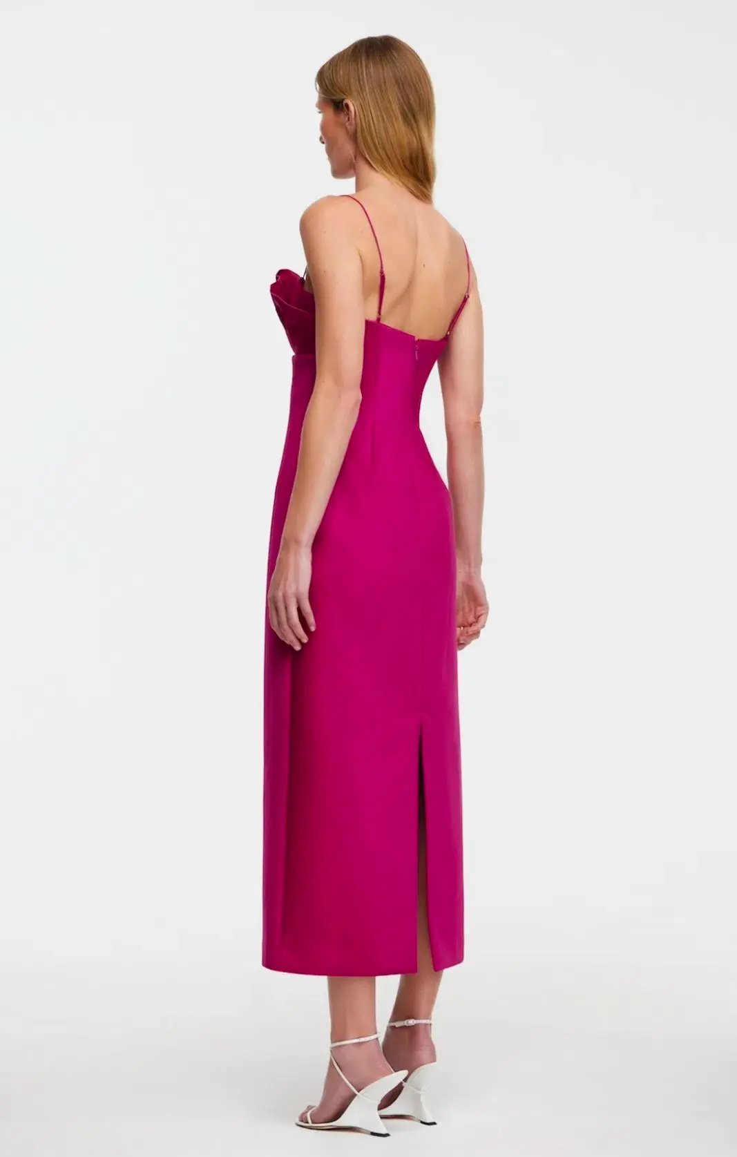 Acler Mahina Midi Dress Plum Size 8 photo 3