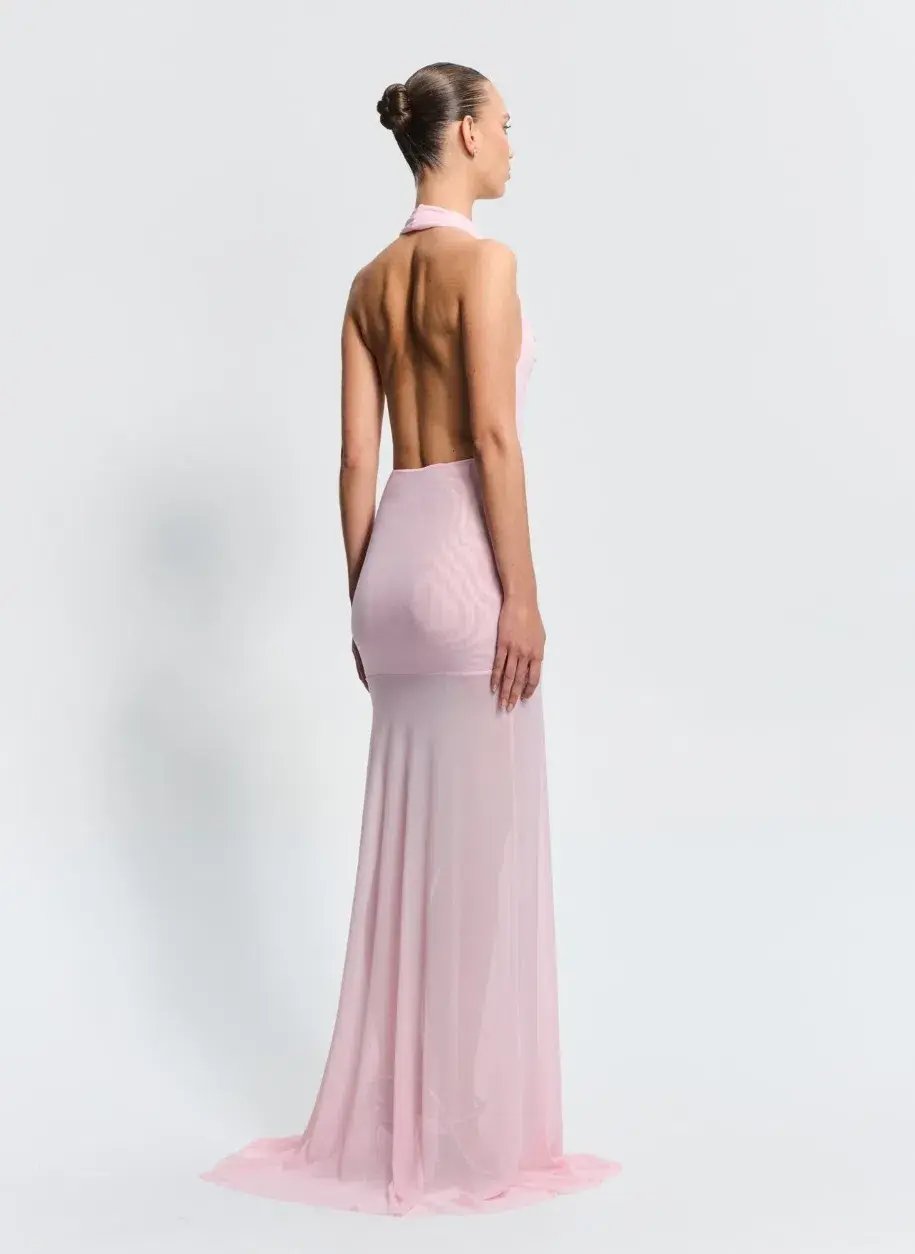 Effie Kats Cleo Gown - Petal Pink Size M photo 3
