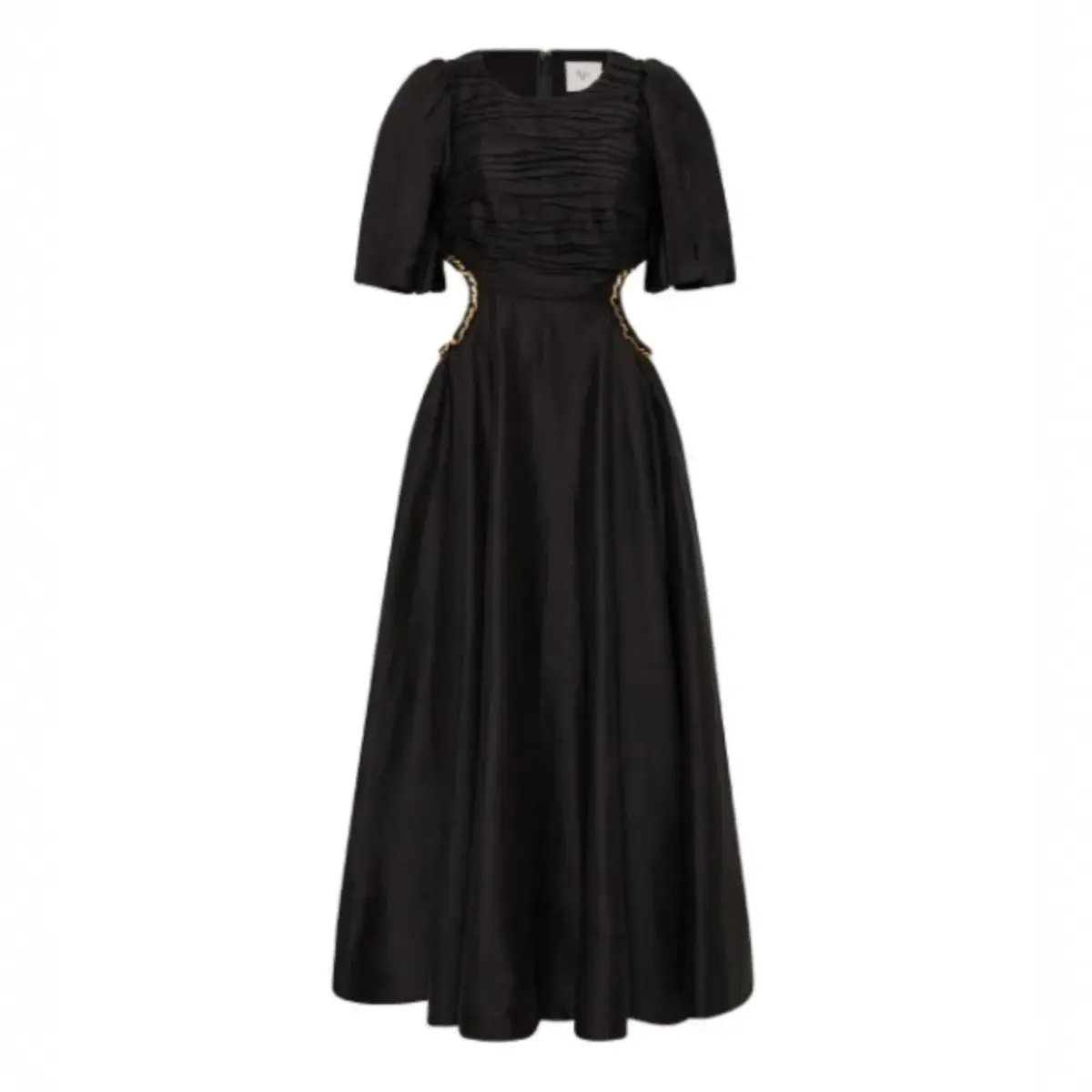 Aje Monica Chainlink Midi Dress Black Size AU 14 photo 6