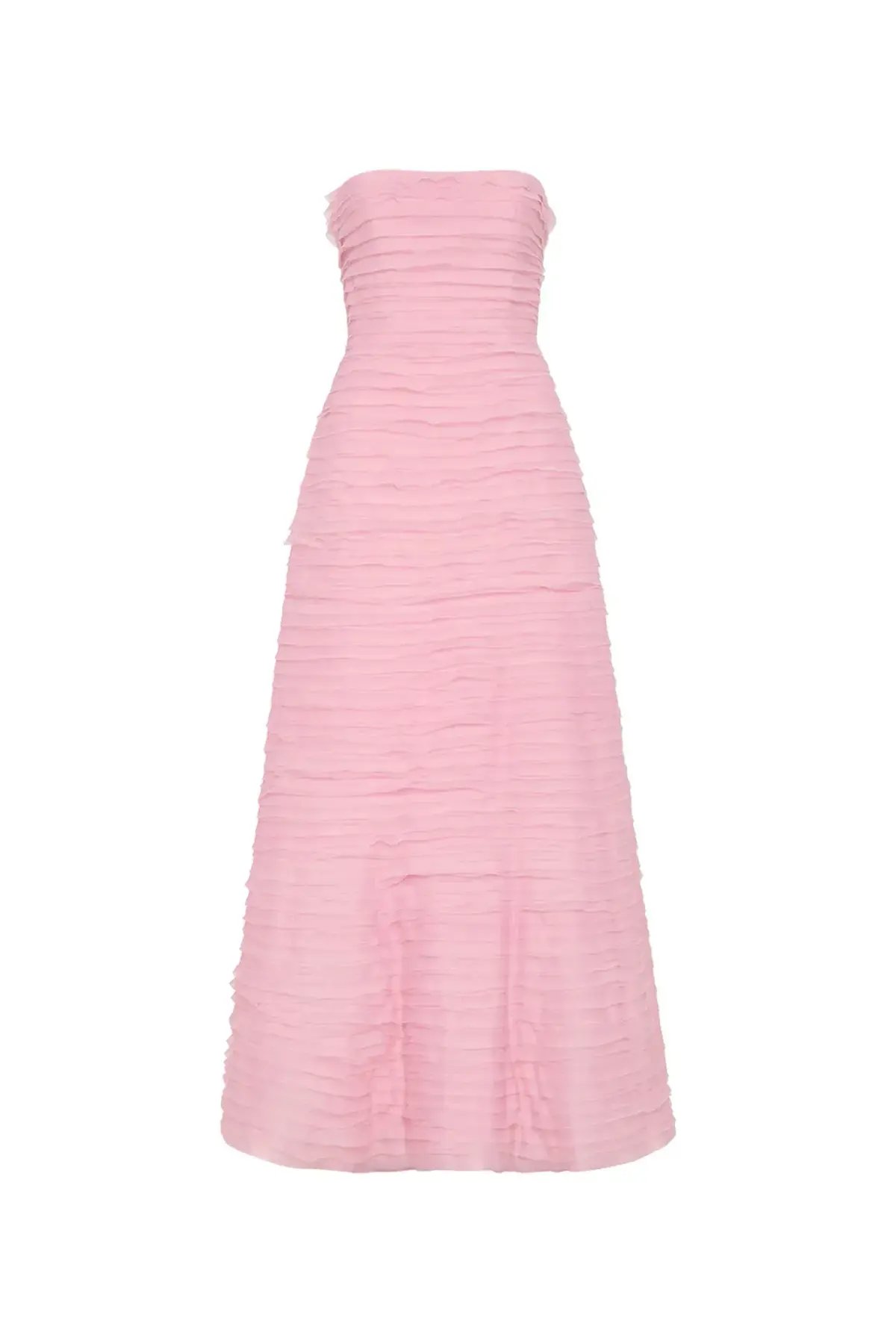 Aje Soundscapes Maxi Dress in Chalk Pink Size 6 photo 4