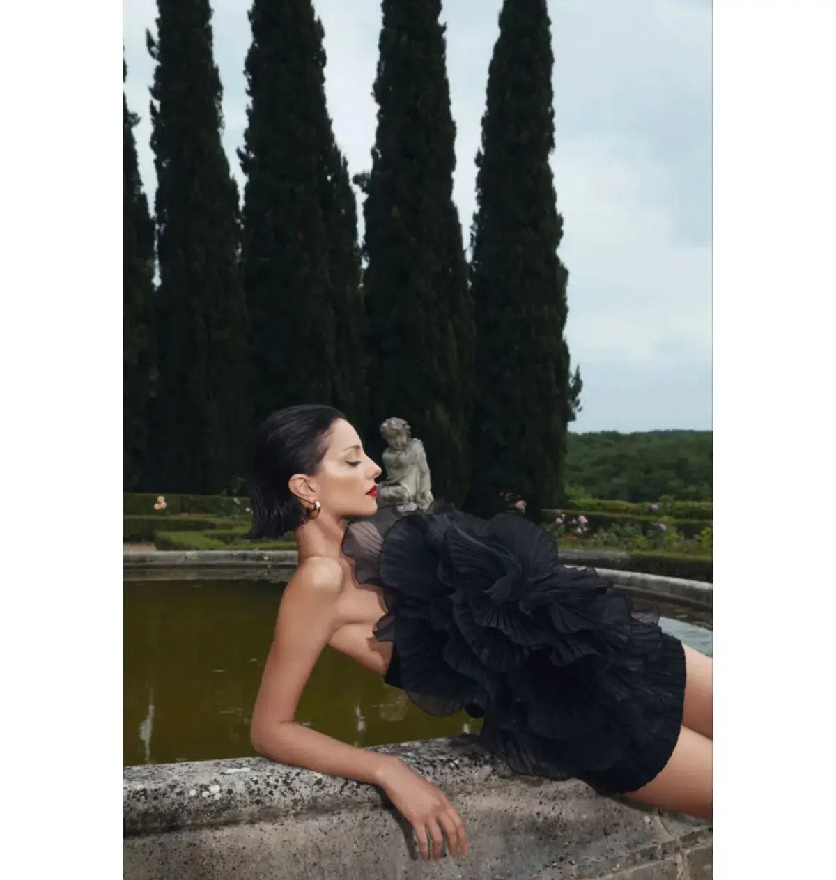 L'idee Fleur Mini Dress Noir Black Size AU 8 photo 5