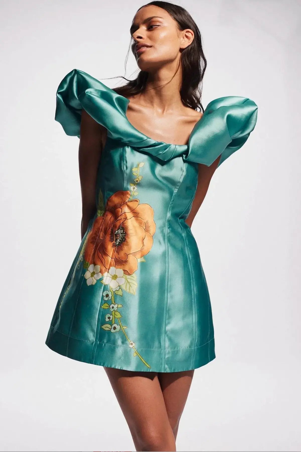 Alemais Regent Jade Mini Dress Green Size 14 photo 2
