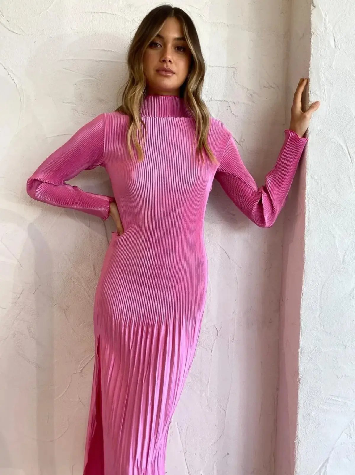 L'idee Soiree Backless Dress In Hot Pink Size AU 12 photo 3