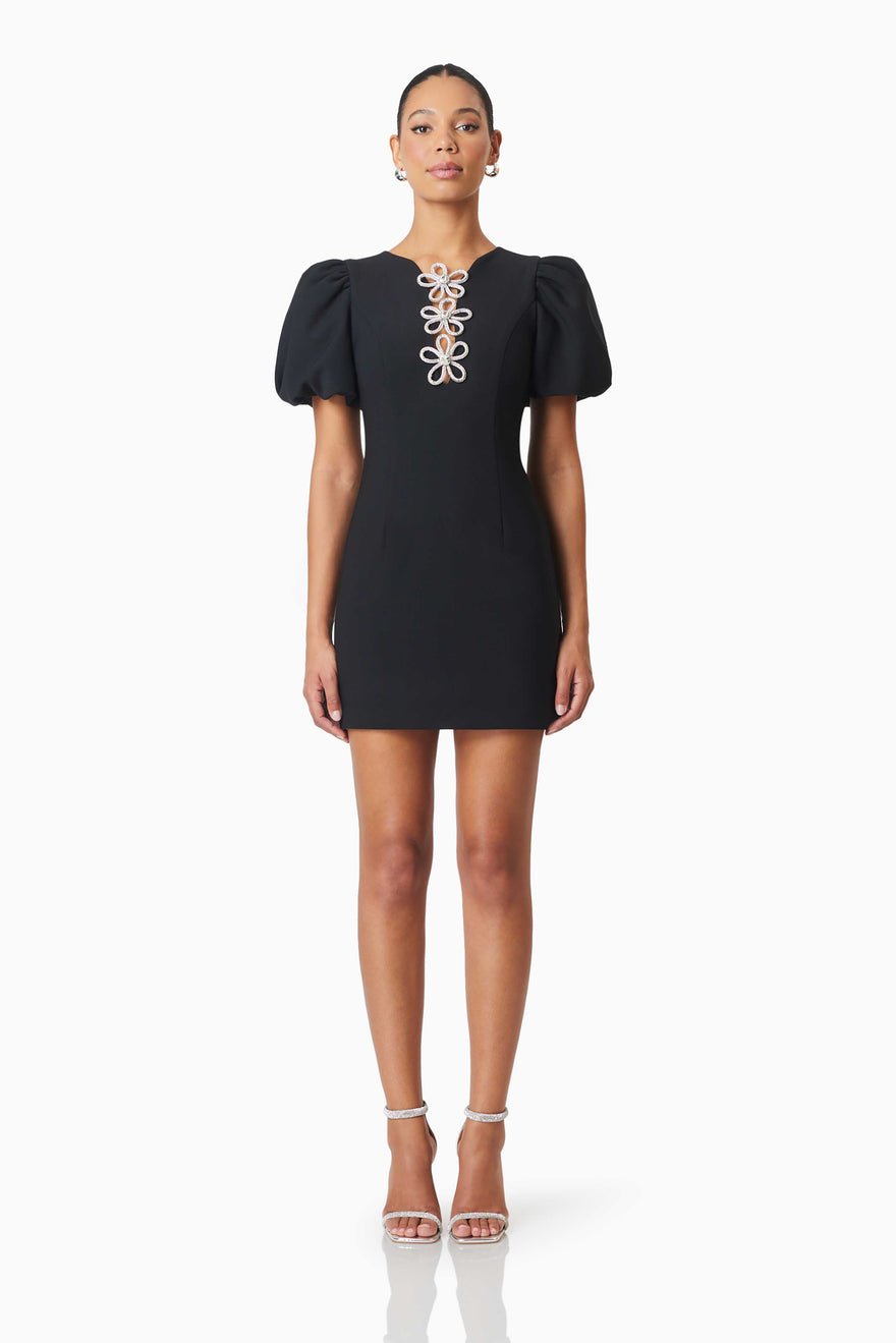 Elliatt Delia Mini Dress - Black photo 3