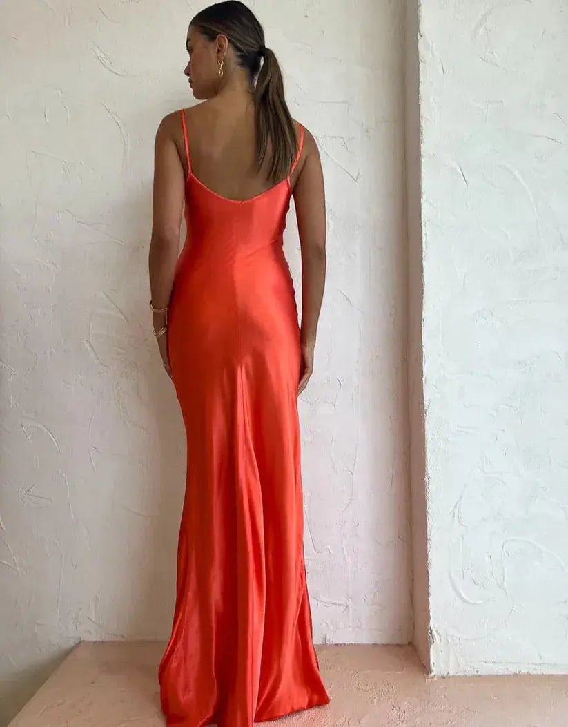 Dominique Healy Sloane Dress in Melon Size 0 / AU 6 photo 4