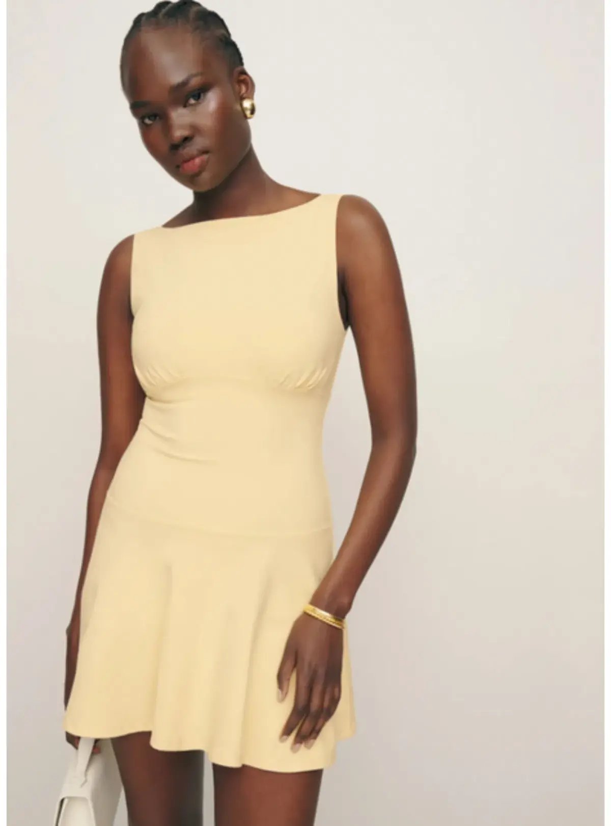Mayve Knit Mini Dress Yellow Size XS / AU 8 photo 3