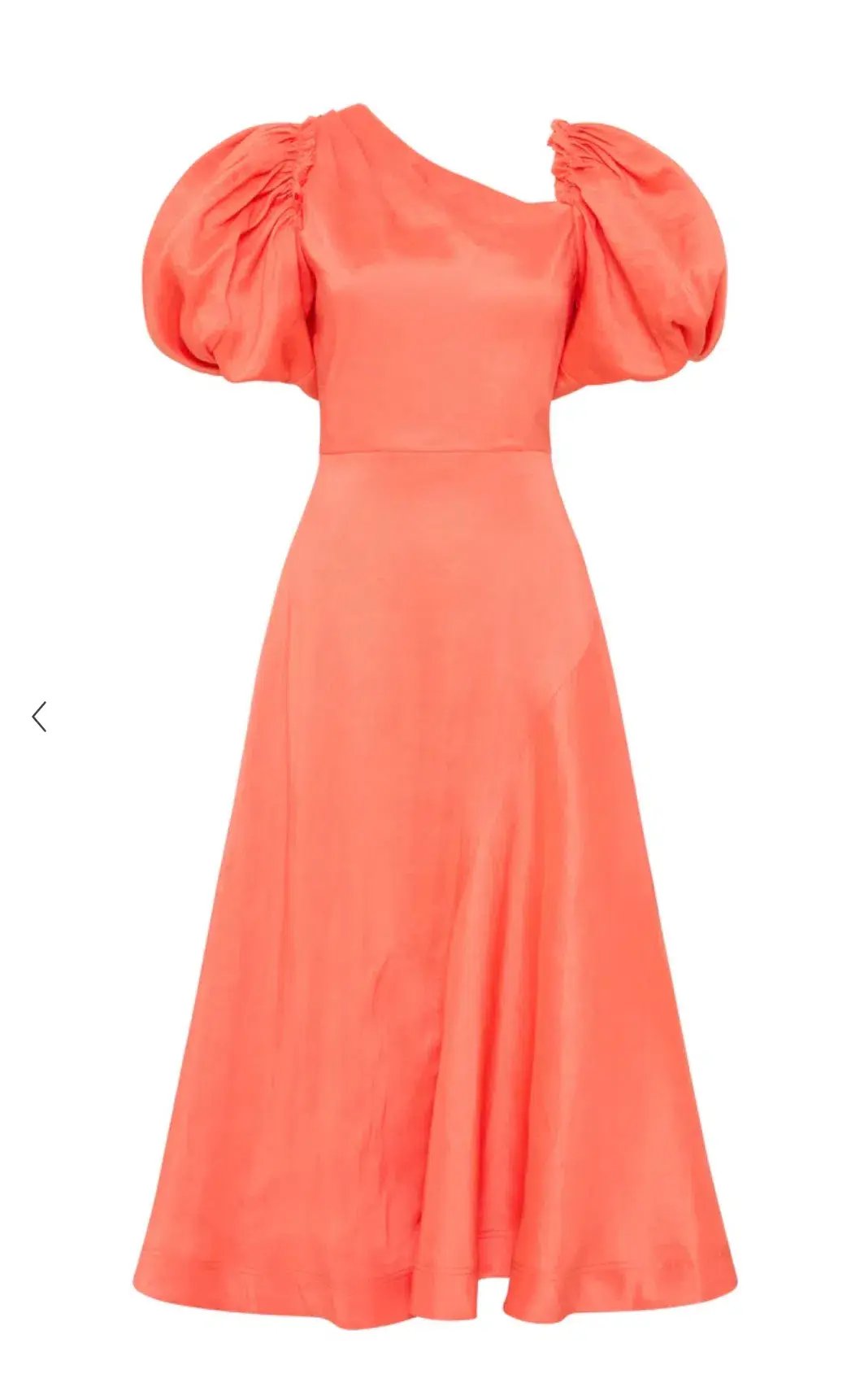 AJE Maia Off Shoulder Midi Dress Coral Orange  Size 16 photo 5