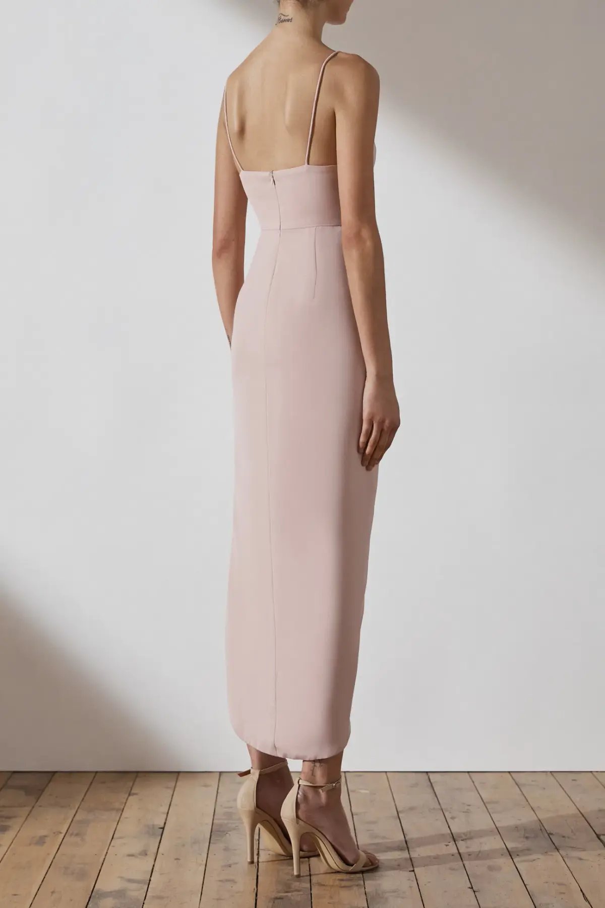 Shona Joy Samantha Core Cocktail Dress in Ballet Pink Size 10 photo 4