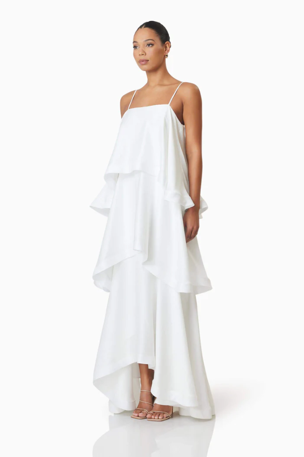 Elliatt Tilly Tiered Maxi White photo 4