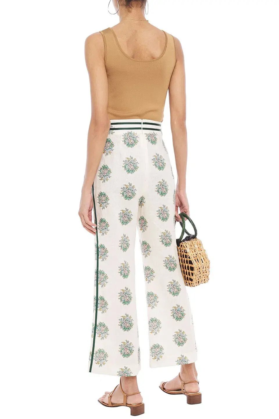 Zimmermann Verity Contrast Bind Top and Pants Set Print Size 3 photo 3