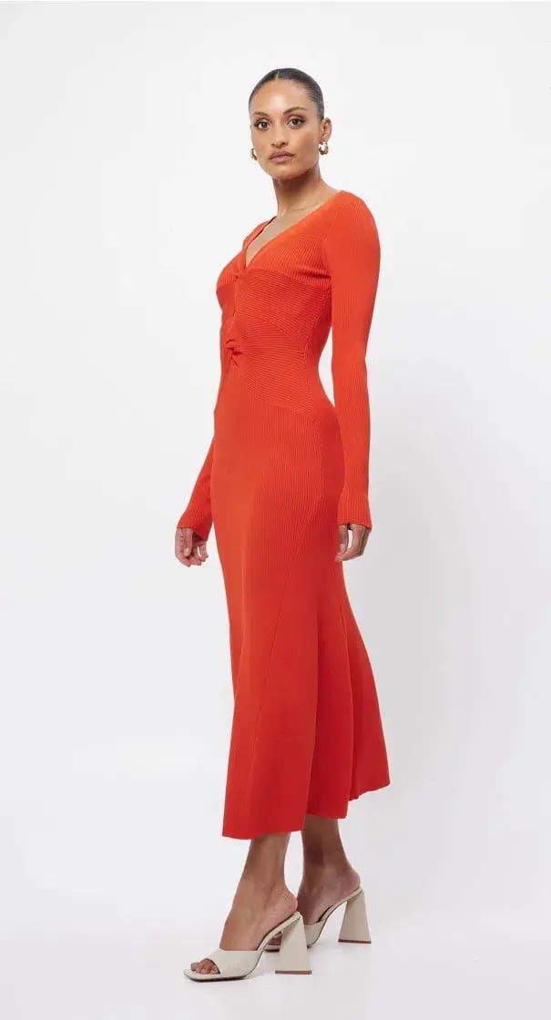 Mossman twists and turn dress in chilli photo 3