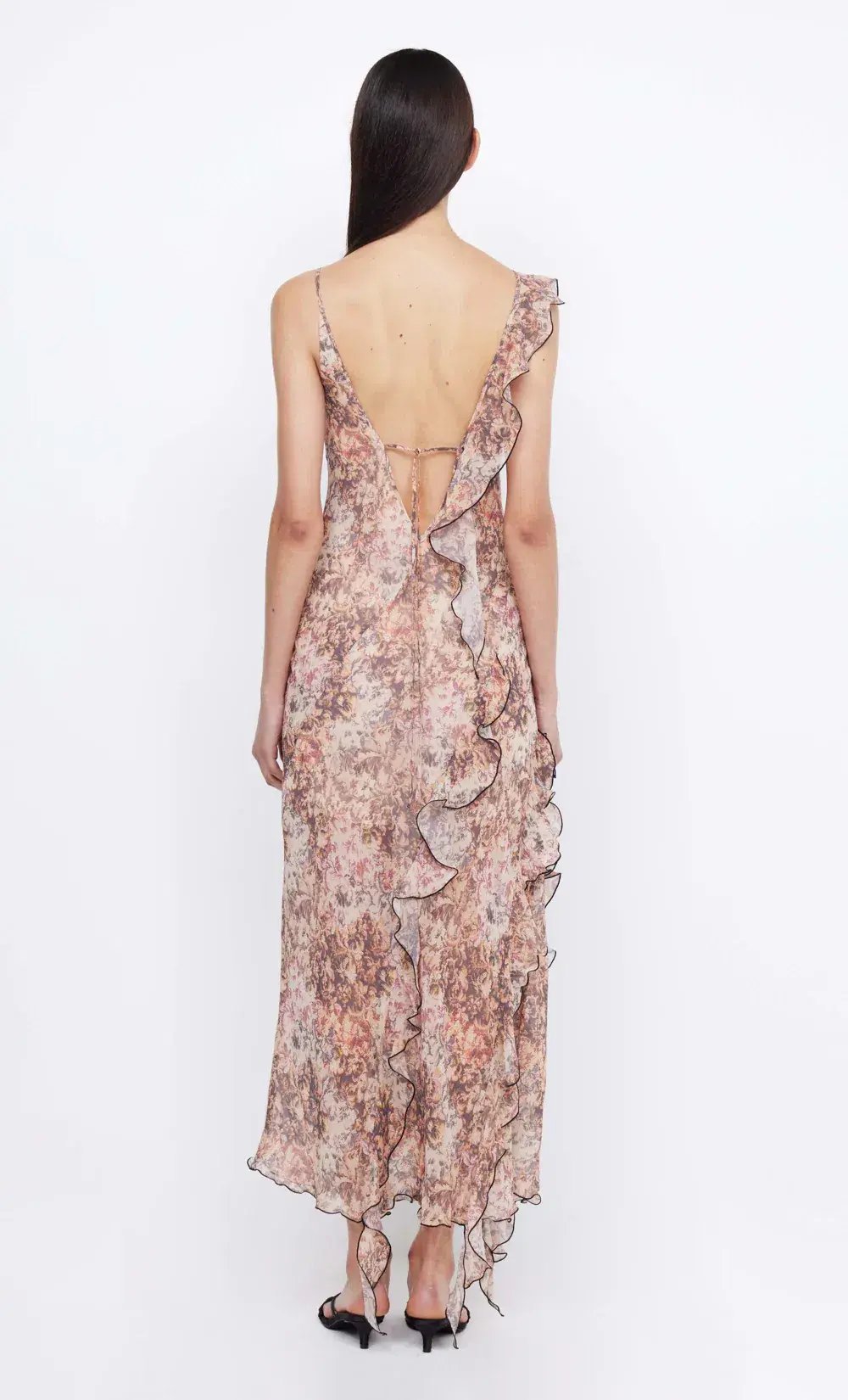 Bec & Bridge Courtney Frill maxi Dress in Versailles Floral Size 10 photo 2