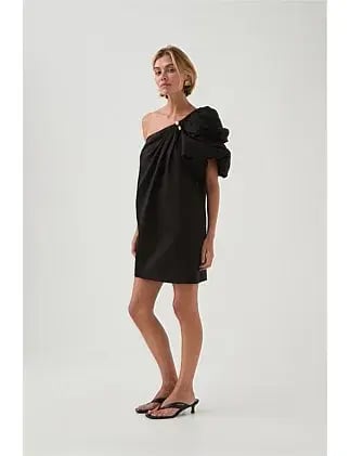 Aje Cira Mini Dress Black Size 8 photo 2