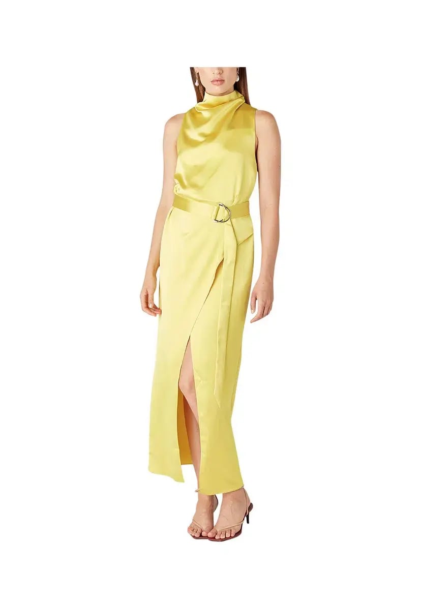 Camilla and Marc Phoebe Drape Dress Yellow Size 10 photo 5