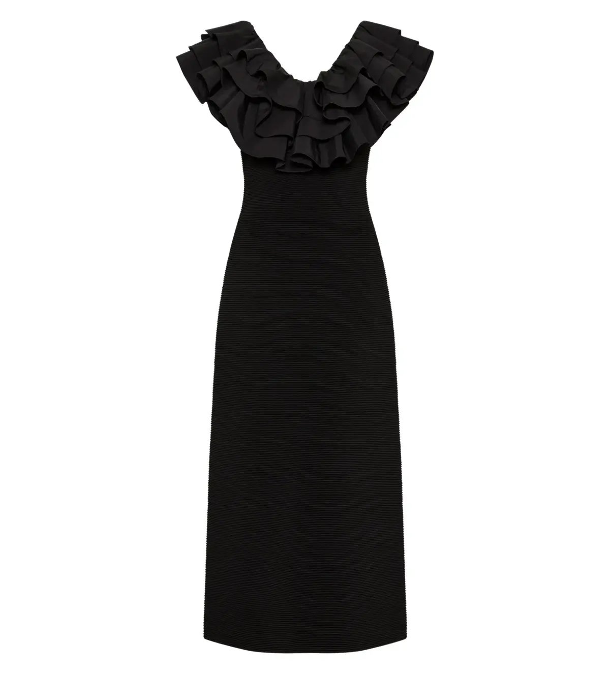 AJE Transcendent Ruffle Midi Dress AU 6 XS photo 6