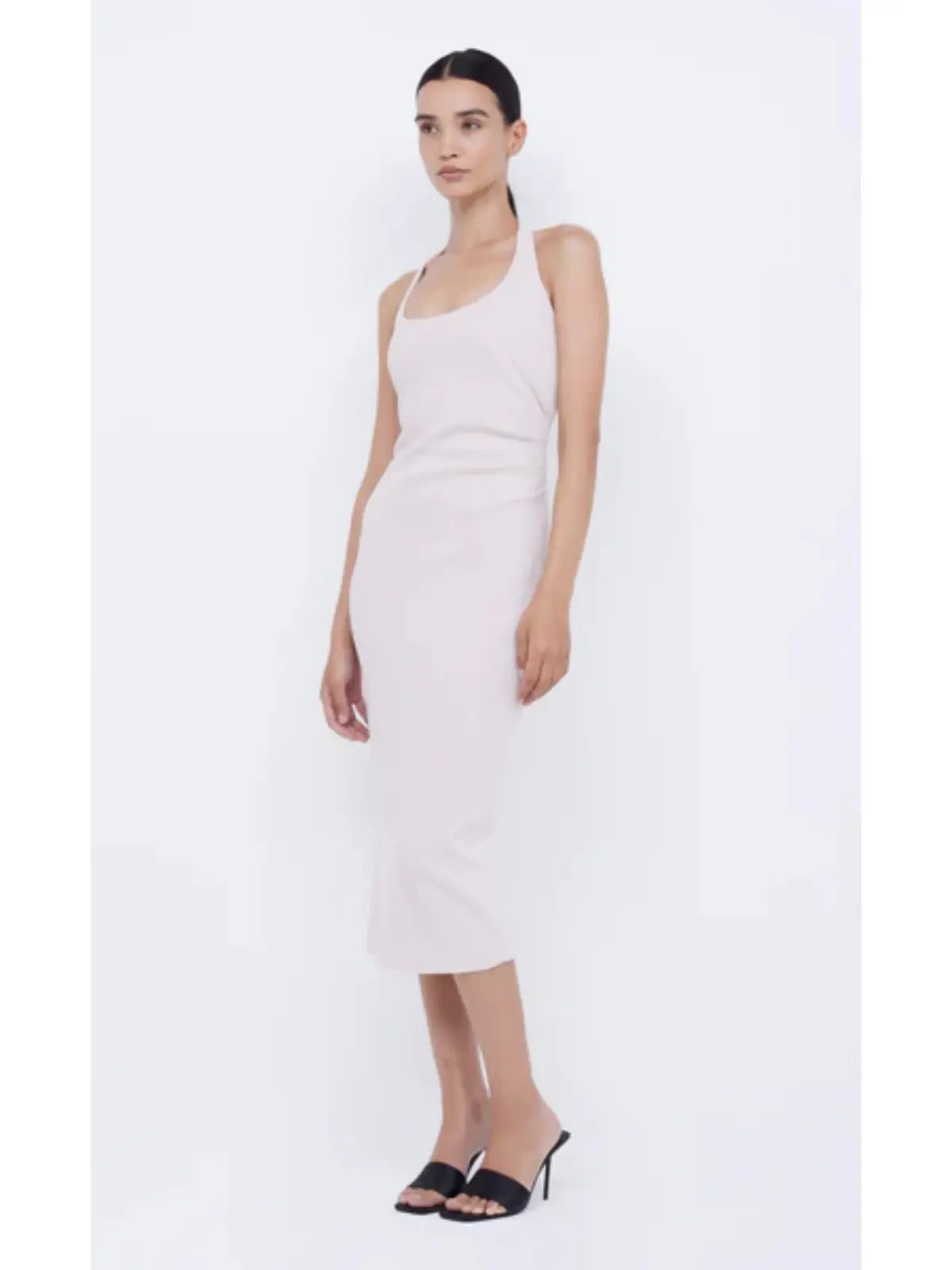 Bec & Bridge Cyndie Halter Midi Dress in Vanilla Bean Size AU 8 photo 2