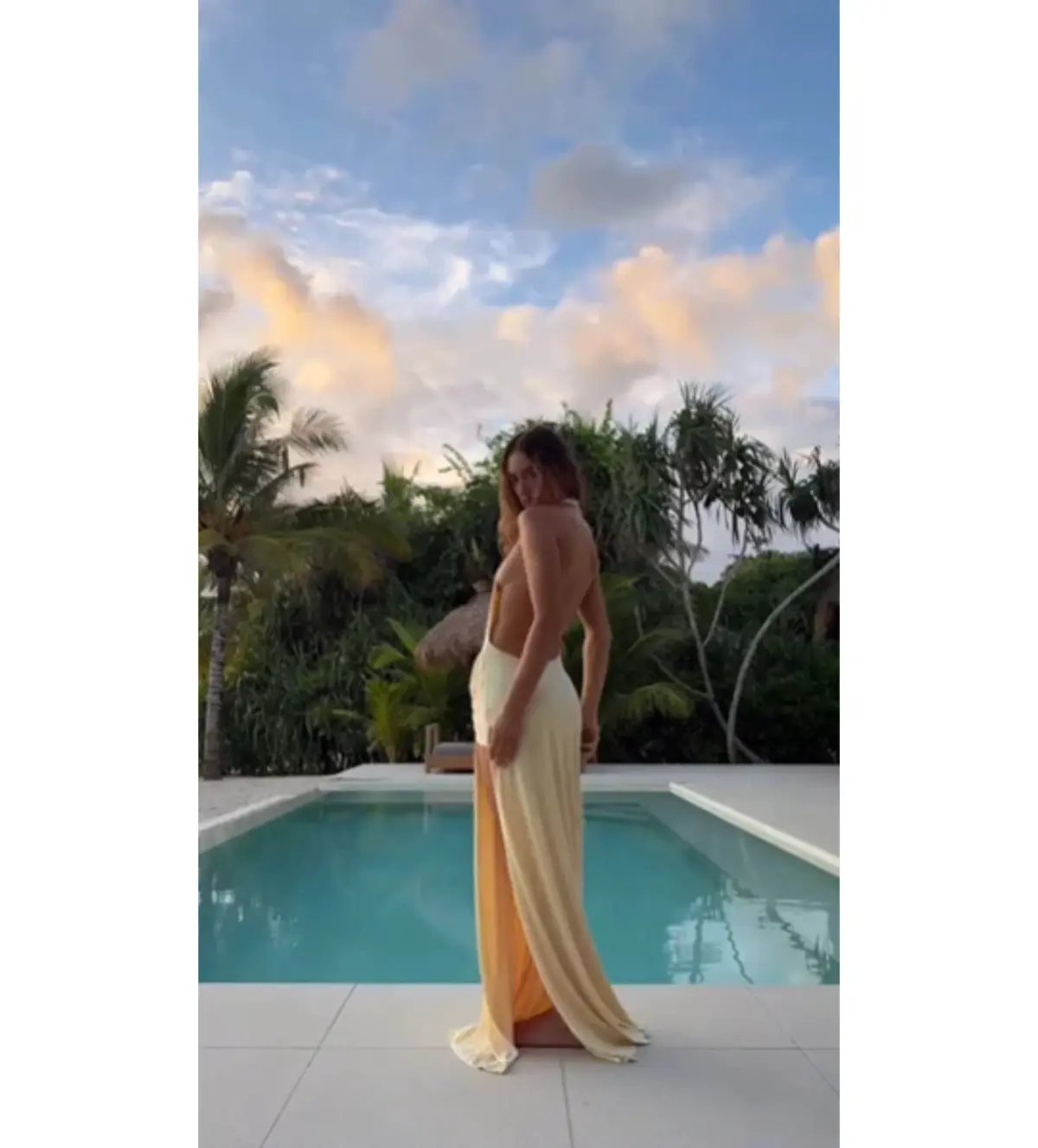 Natalie Rolt Winona Goen Maxi Dress in Lemon Size 1 /AU 8 photo 3