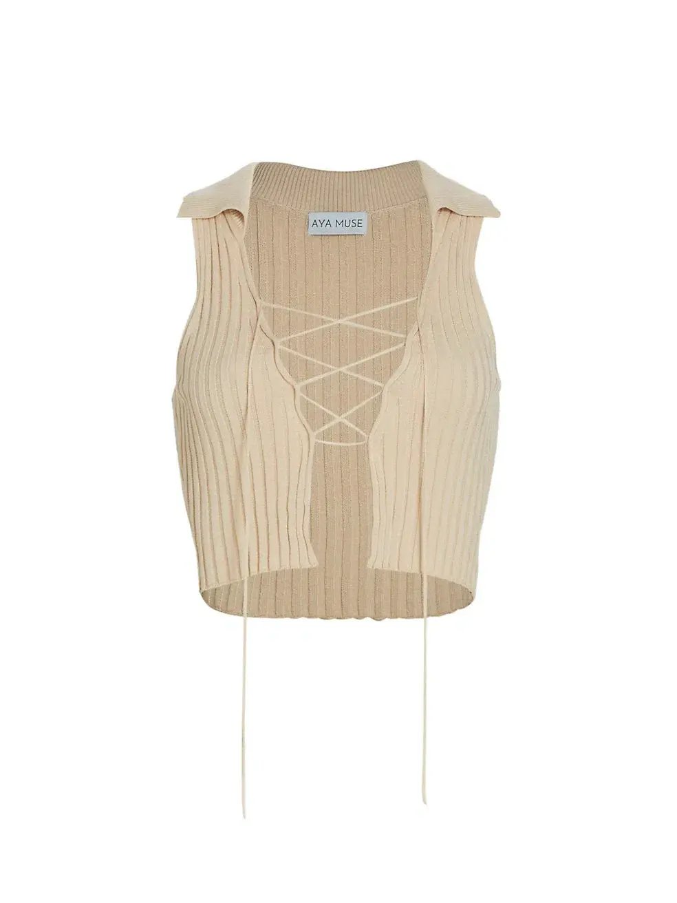 Aya Muse Reposier tan Top & Skirt Set Tan Size 4 photo 3