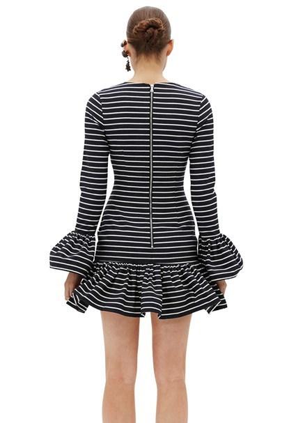 By Johnny Ebony Stripe Rara Dress photo 3