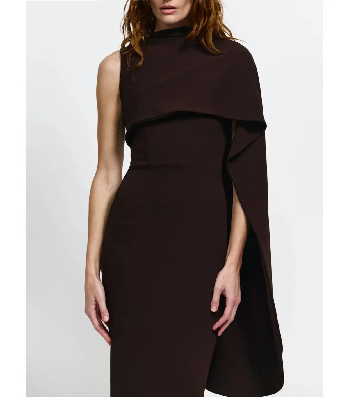 Effie Kats Romi Dress Chocolate Brown Size 10 photo 2