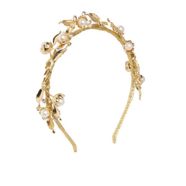 Heather McDowall Bridal Clementine Headpiece Gold photo 2