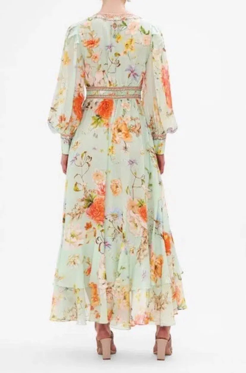Camilla Long Button Dress Talk The Walk Size XL (16) photo 2
