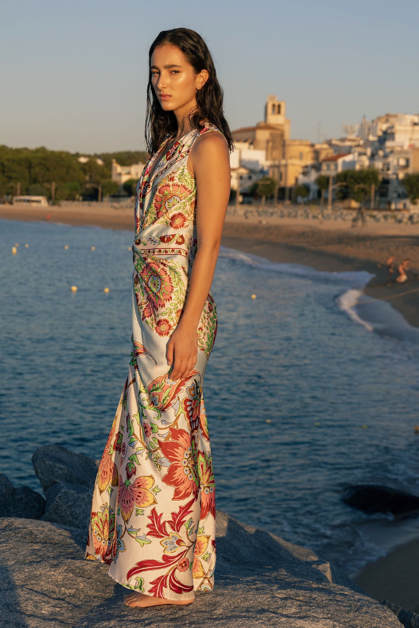 ONE FELL SWOOP GAIA DRESS - ROMANI SKYLINE photo 4