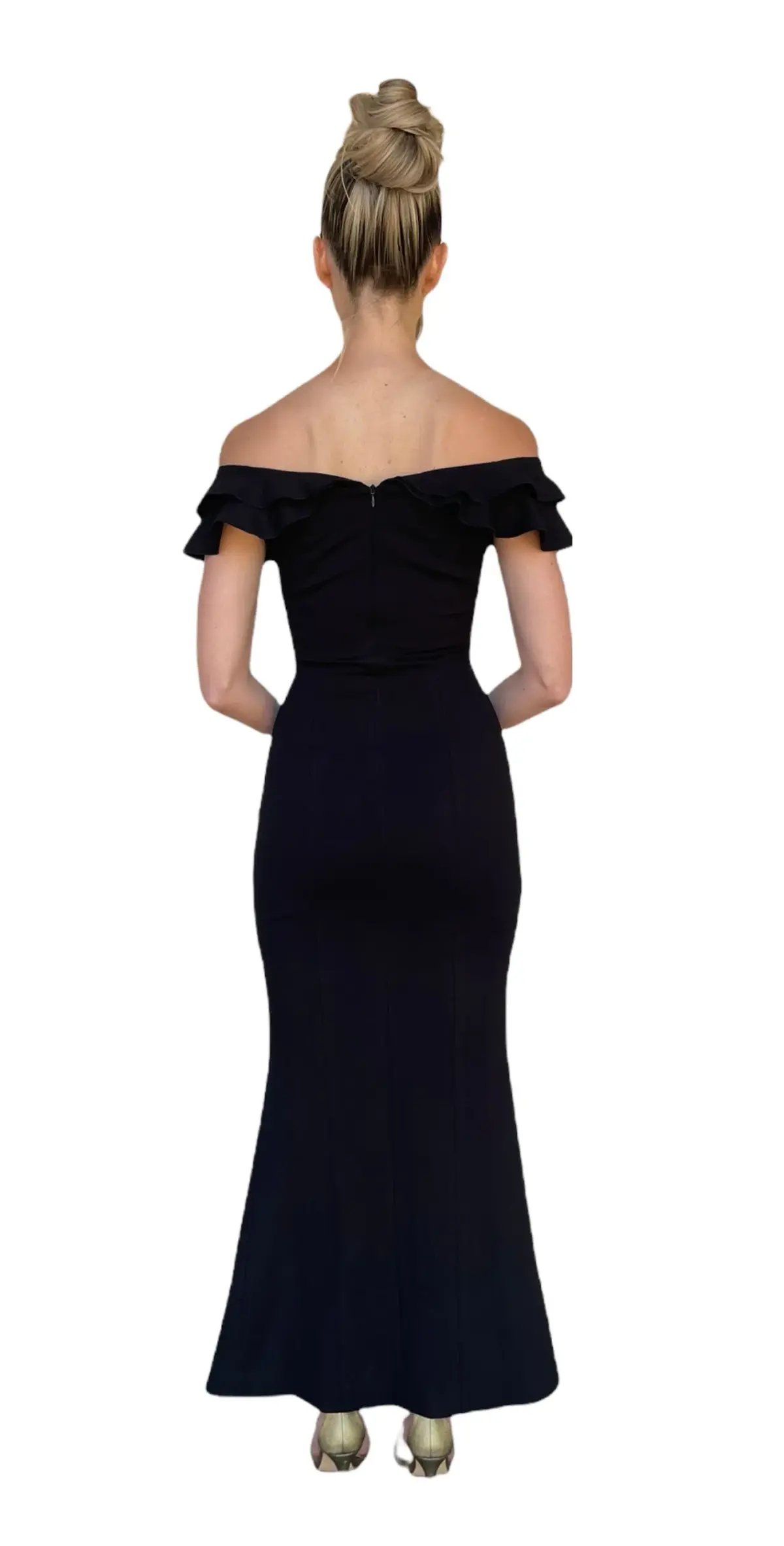 Elliatt Raja Gown Black Size 8 photo 2