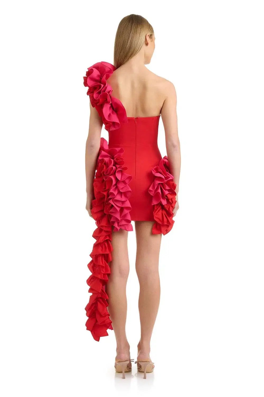 Eliya The Label Yazmine Dress Red Size 12 photo 2