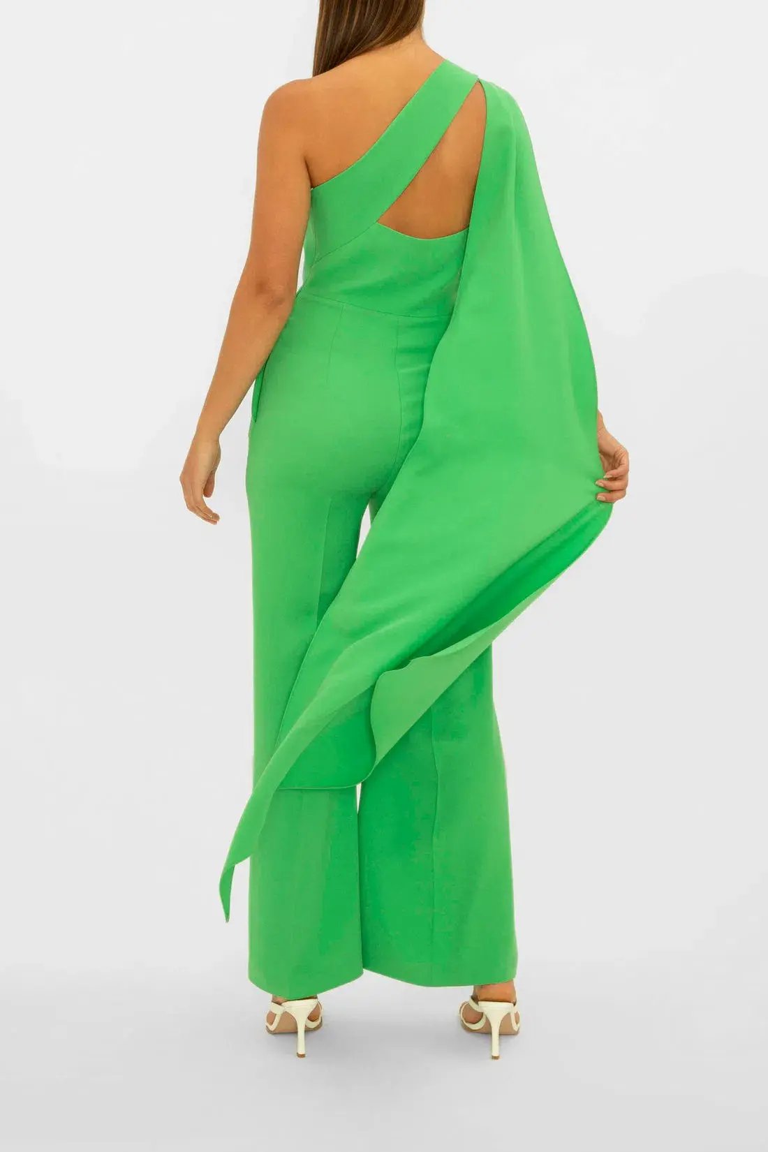Carla Zampatti Apple Homage to Carla Jumpsuit Green Size 10 photo 2