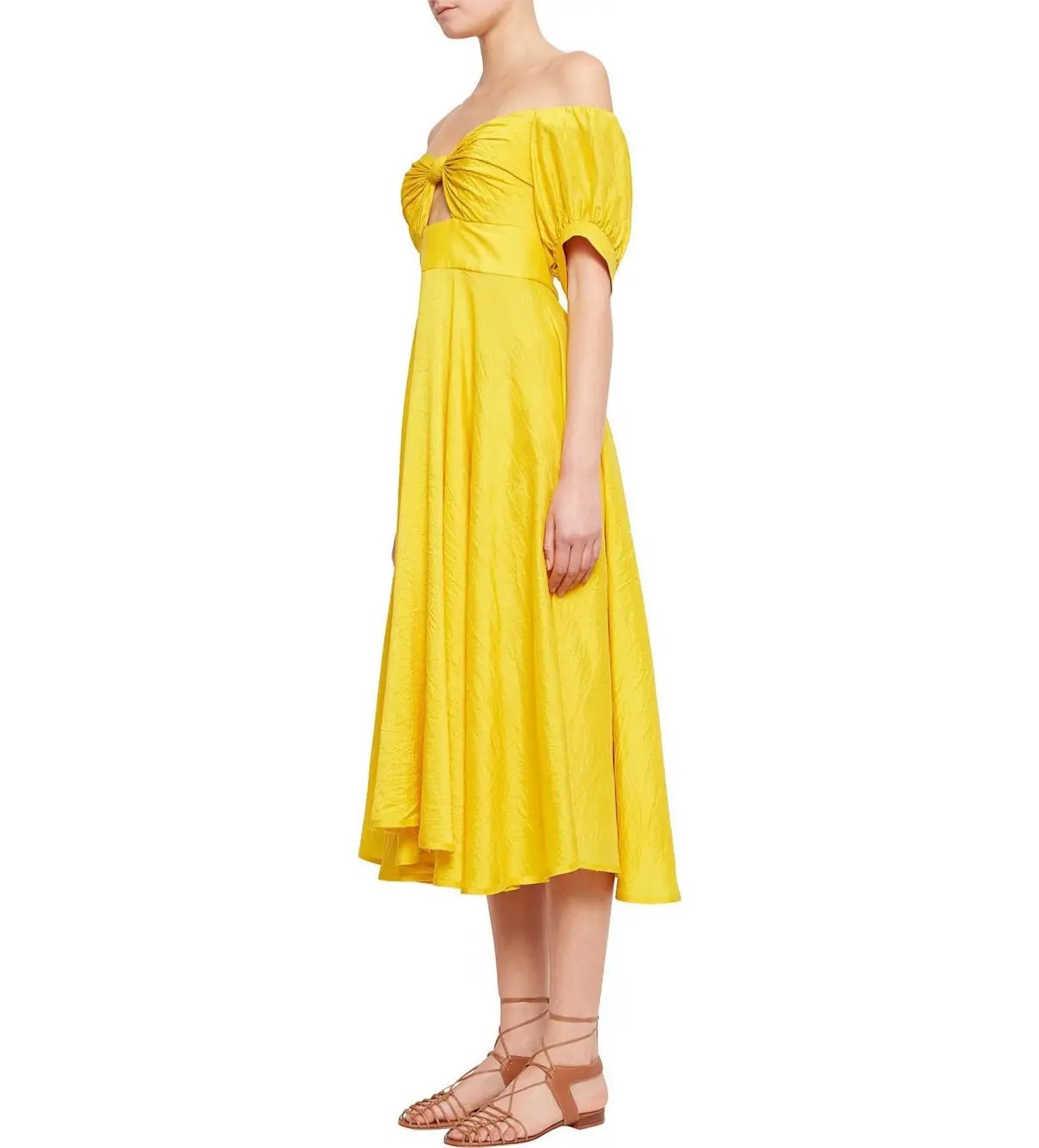 Kit X Unearthed Knot Midi Dress Jackfruit Size 12 photo 2