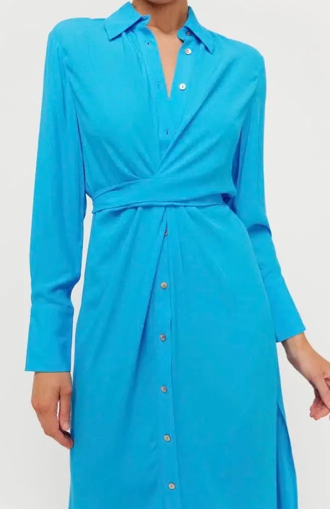 Sheike Paradiso Dress Blue Size 14 photo 2