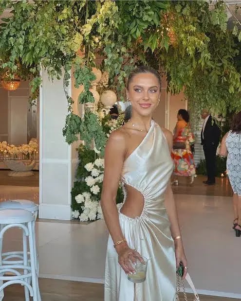Sonya Moda Nour Maxi Dress Pearl Size 8 photo 4