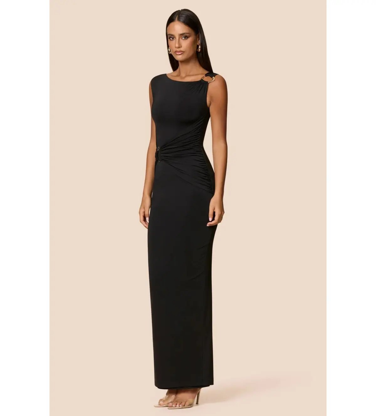 Love Nookie Kaia Maxi Dress Black Size AU 12 photo 3
