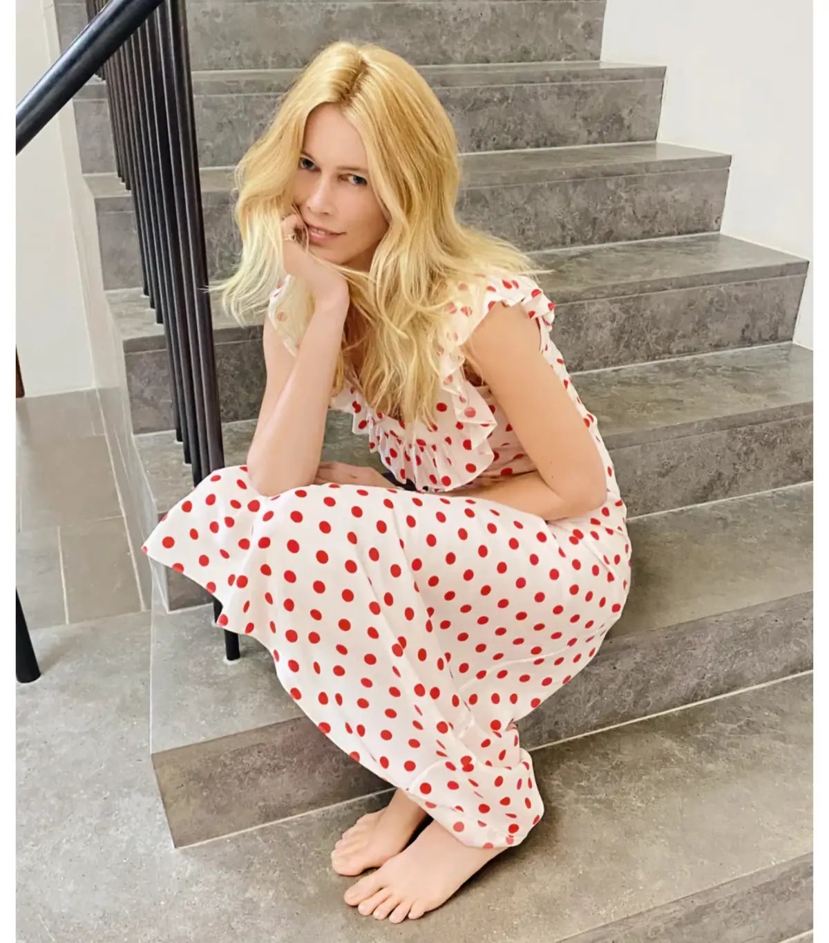 Realisation Par Claudia Maxi Dress Super Dot Size AU 6 photo 2
