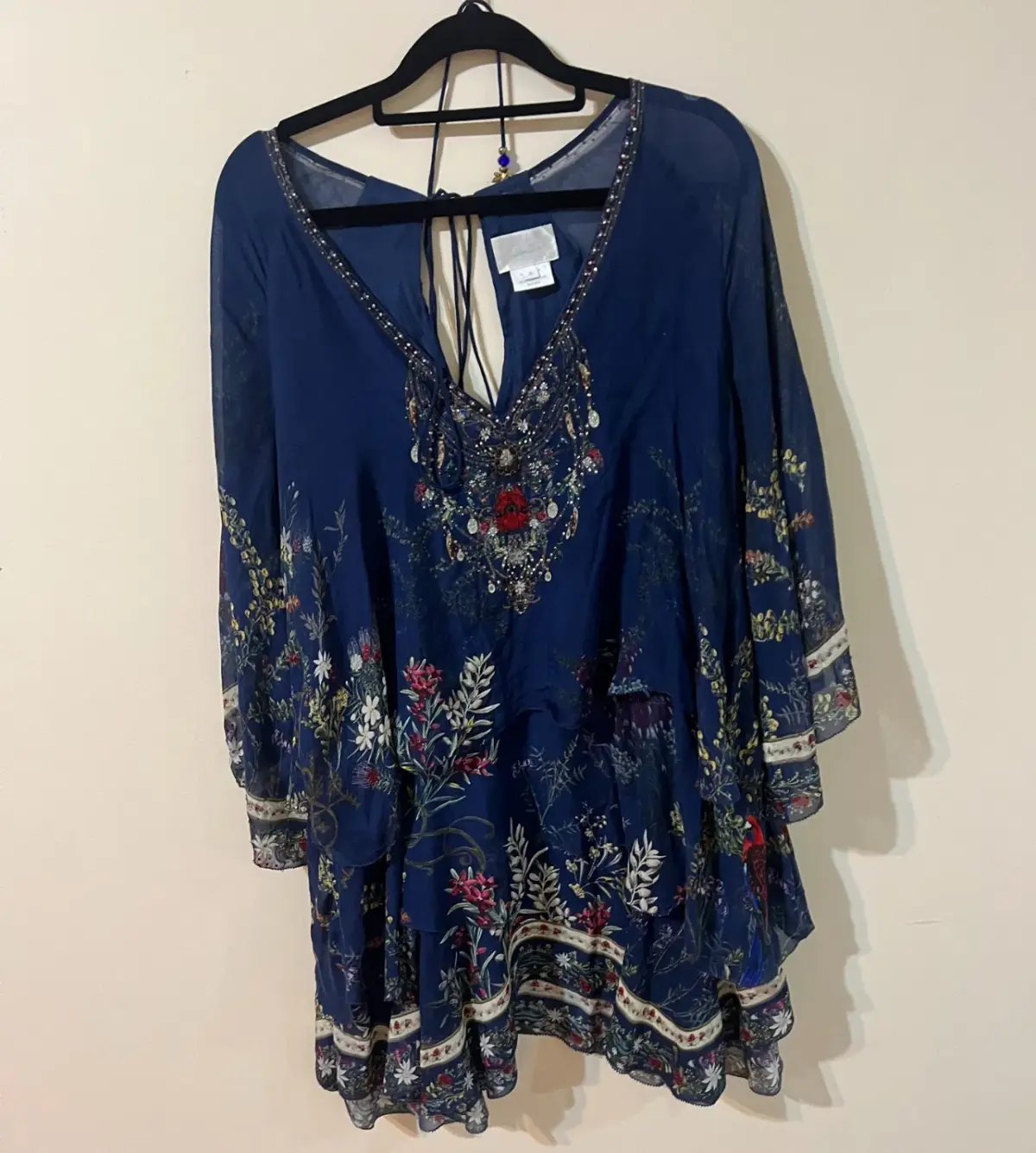 Camilla Wings in Arms Layered Frill Short Dress Size 12/M photo 4