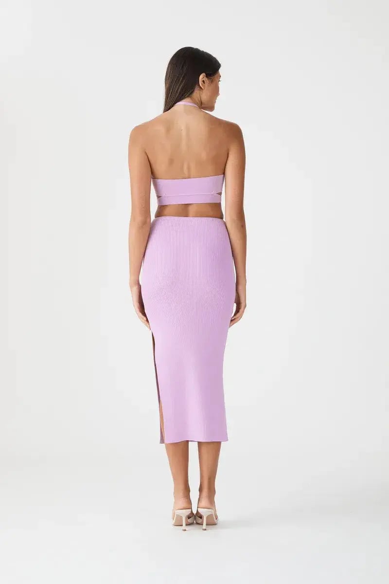 San Sloane Pearce Midi Dress Purple Size XS/ Au 6 photo 3