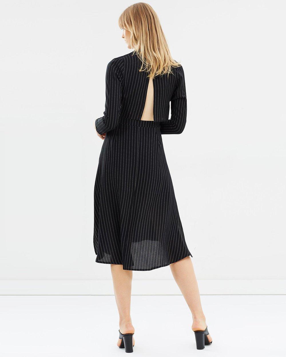 PFEIFFER Verona Wrap Dress Black Size 12 photo 2