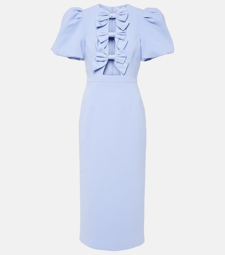 Rebecca Vallance Annabelle Puff Sleeve Midi Dress photo 3