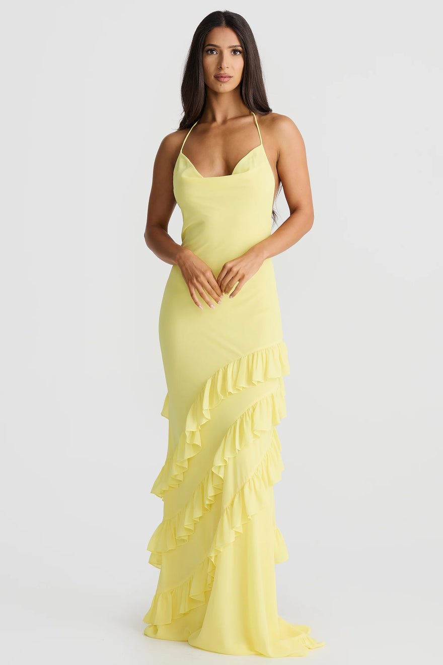 Melani the Label Milana Gown Yellow photo 2
