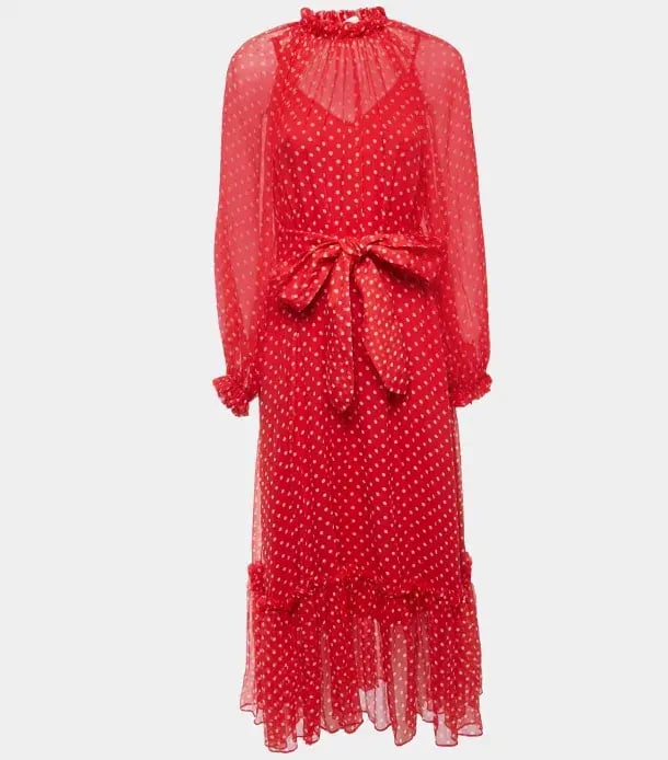 Zimmermann Ninety-Six Swing Red Polka Dot Dress Size 0 / AU 8 photo 5